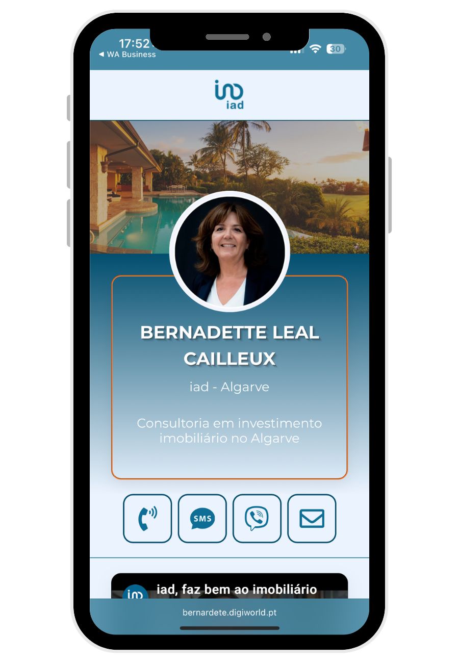 FindLeads - Cartão de Visita Digital